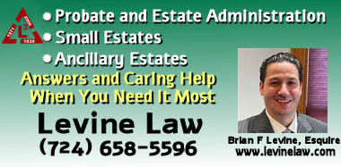 Law Levine, LLC - Estate Attorney in Aliquippa PA for Probate and Estate Administration including small estates and ancillary estates
